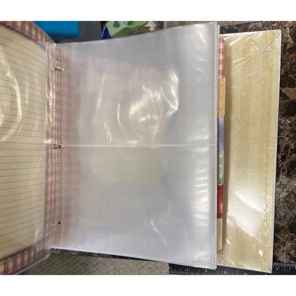 New Seasons Scrapbook Recipe Keeper With Pre-Designed Pages Dividers Protectors - Picture 6 of 6